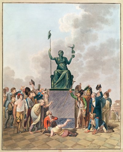 Liberty, 10th November 1793 by French School